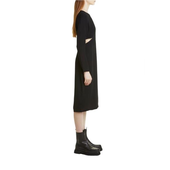BIRGITTE HERSKIND Ignes Cutout Long Sleeve Sheath Dress In Black - Picture 11 of 11